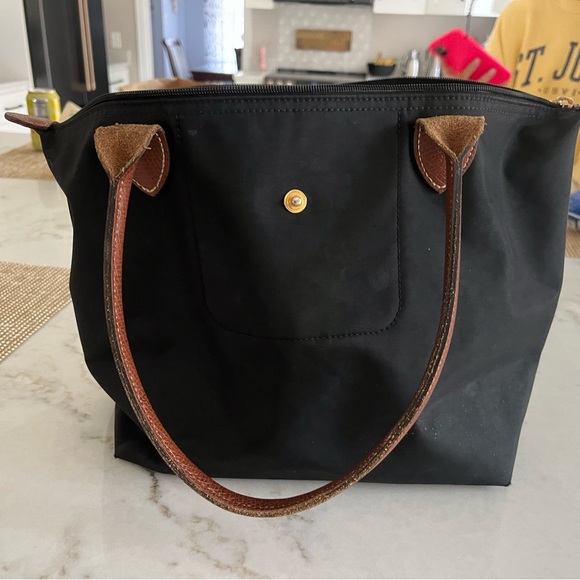 longchamp tote bag black size medium - Picture 5 of 6